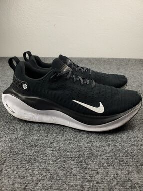 Nike ReactX Infinity 4 Mens 10.5 Black White Running Shoes Sneakers DR2665-001